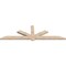 Ekena Millwork Kennewick Smooth Timber Gable Bracket, Douglas Fir, 108"W x 31 1/2"H x 3 1/2"D x 5 1/2"F, 7/12 Pitch GBW108X31X0406KEN00SDF - alternate 3